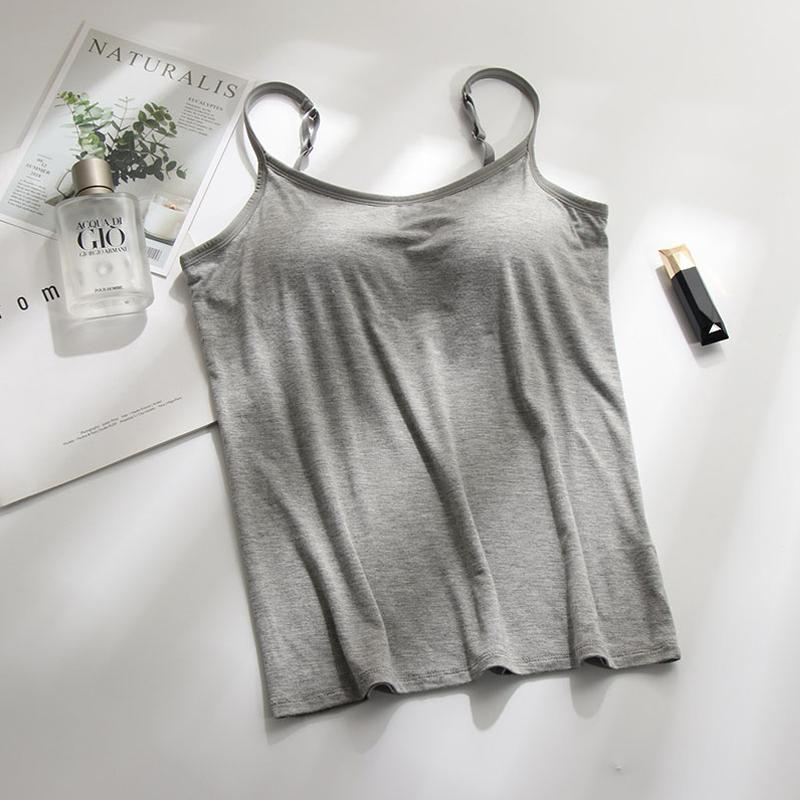 Padded Tank Top™ | Tank top with built-in bra-Bondi Label