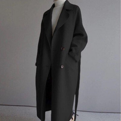 Janna - Elegant long coat-Bondi Label