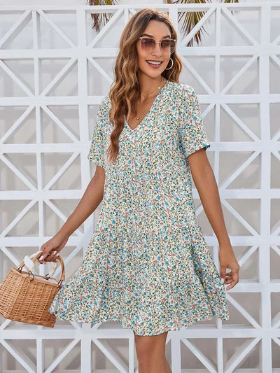 Summer floral dress-Bondi Label