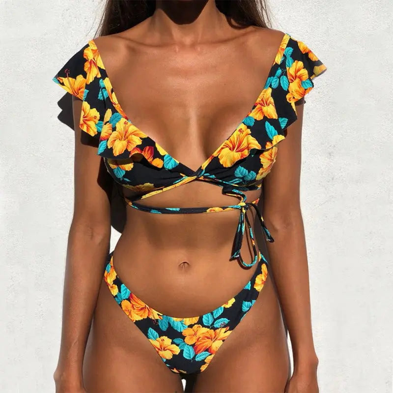 Tenzin - Short wavy bikini-Bondi Label