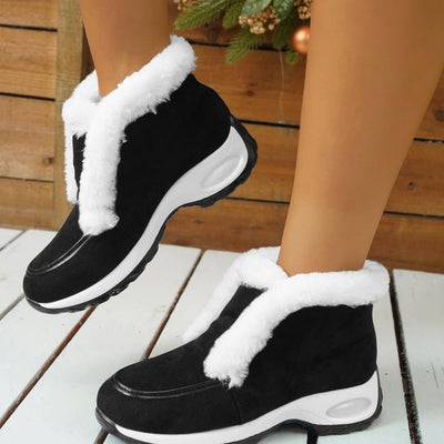 Elegant lined ankle boot with cosy detail-Bondi Label