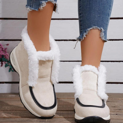 Elegant lined ankle boot with cosy detail-Bondi Label