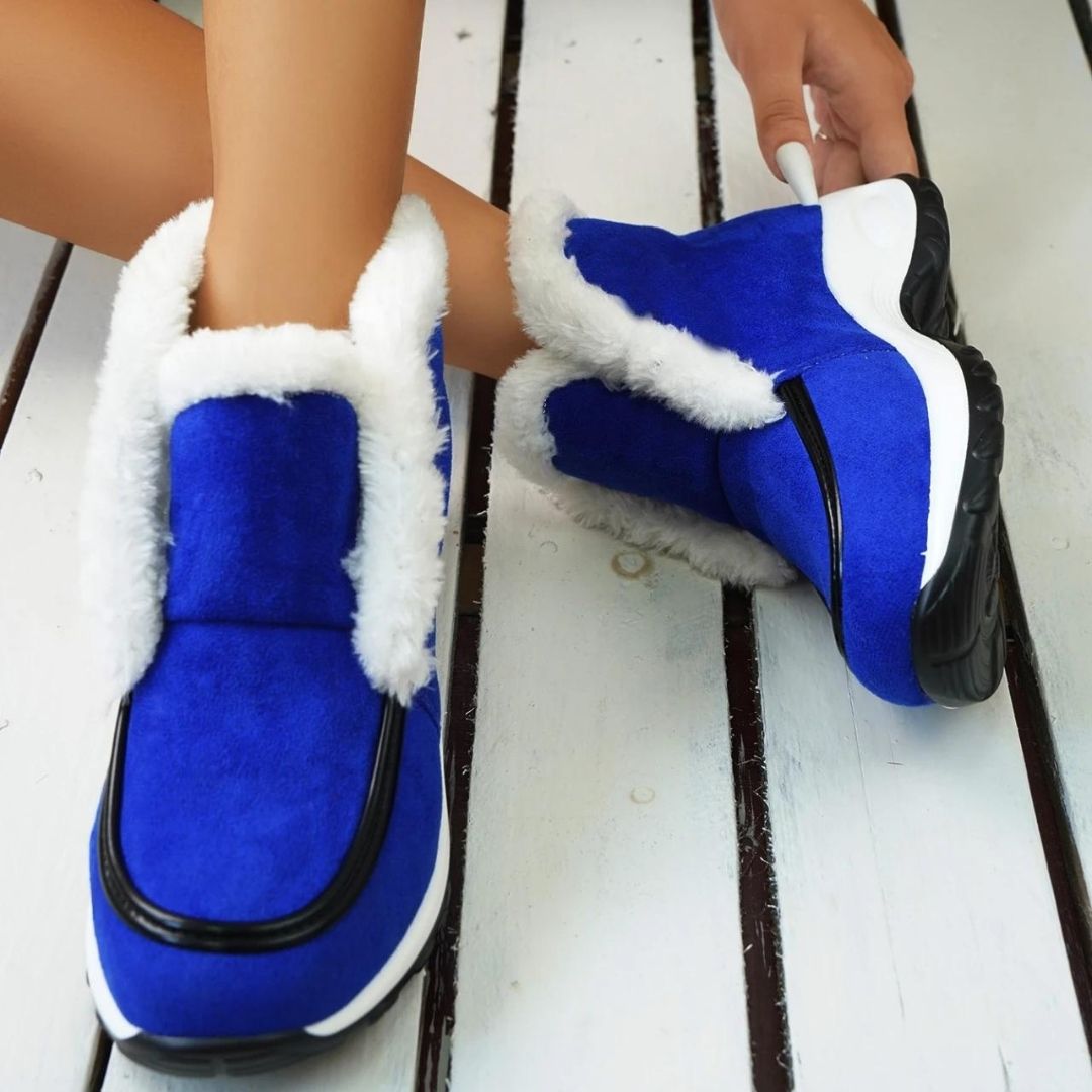 Elegant lined ankle boot with cosy detail-Bondi Label