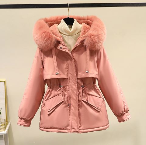 Oversized cotton jacket with velvet lining-Bondi Label