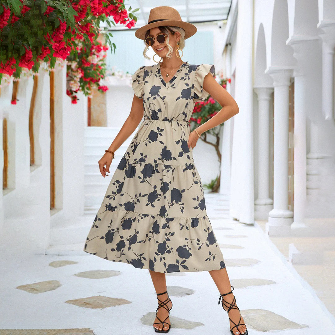 Frannie - Elegant summer dress-Bondi Label