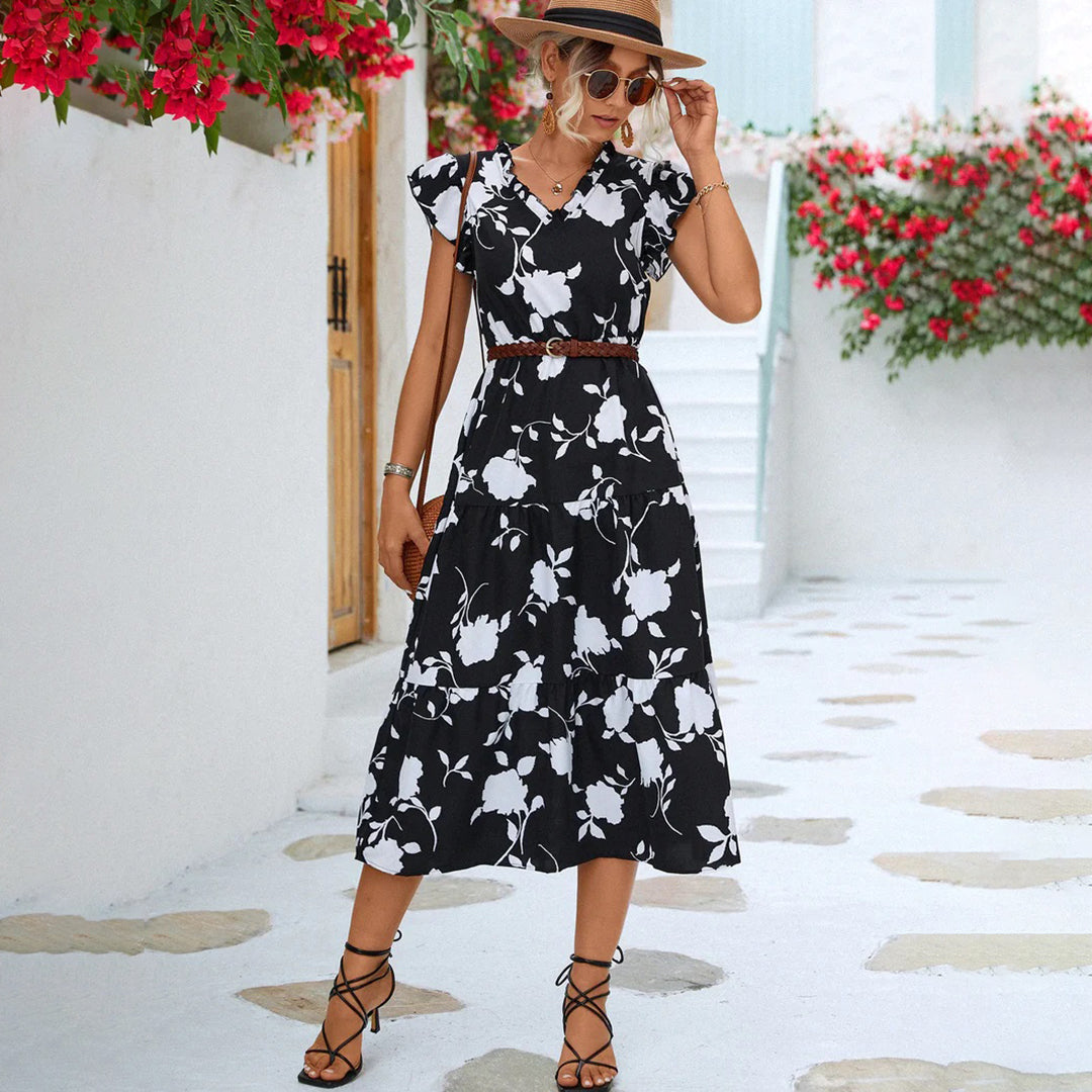 Frannie - Elegant summer dress-Bondi Label