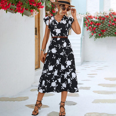 Frannie - Elegant summer dress-Bondi Label
