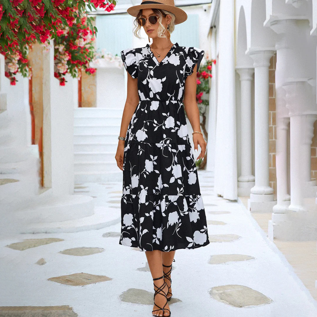 Frannie - Elegant summer dress-Bondi Label
