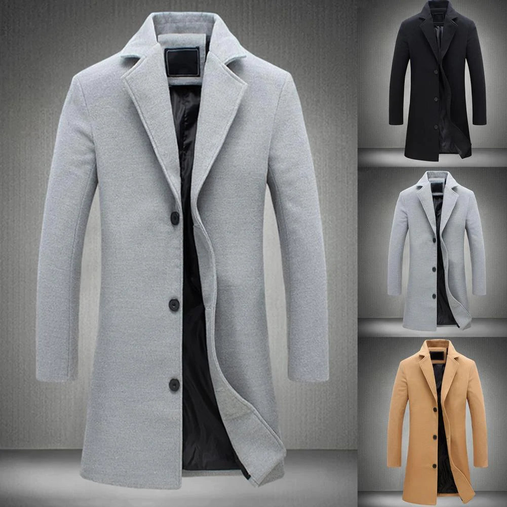 Josiah - Long winter jacket for men-Bondi Label