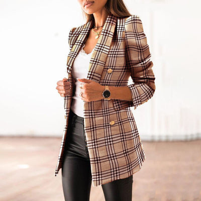 Chic checked blazer-Bondi Label