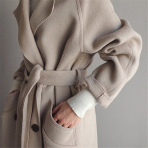 Janna - Elegant long coat-Bondi Label