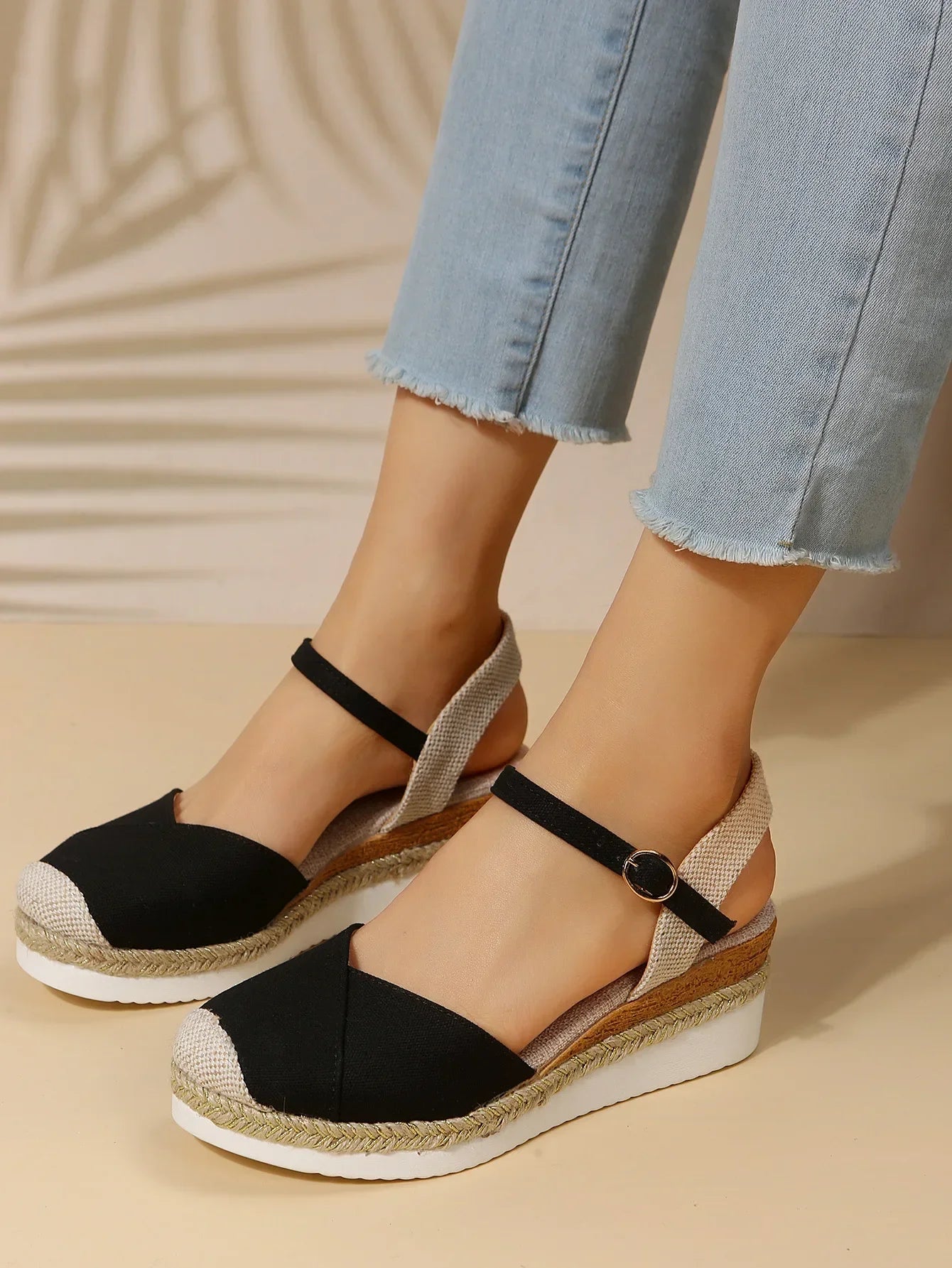 Courtney | Women's Closed Toe Wedge Orthopedic Sandals-Bondi Label