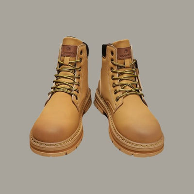 Ellie - Robust leather boots with non-slip platform sole-Bondi Label