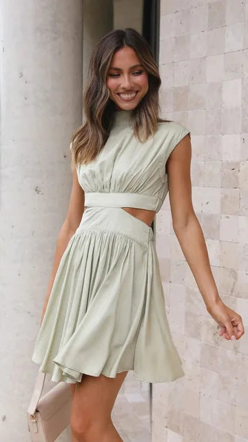 Luisa - Elegant Mini Dress-Bondi Label