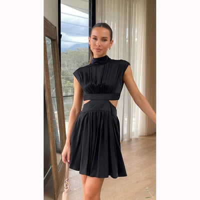 Luisa - Elegant Mini Dress-Bondi Label