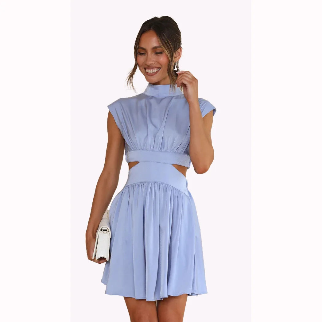 Luisa - Elegant Mini Dress-Bondi Label
