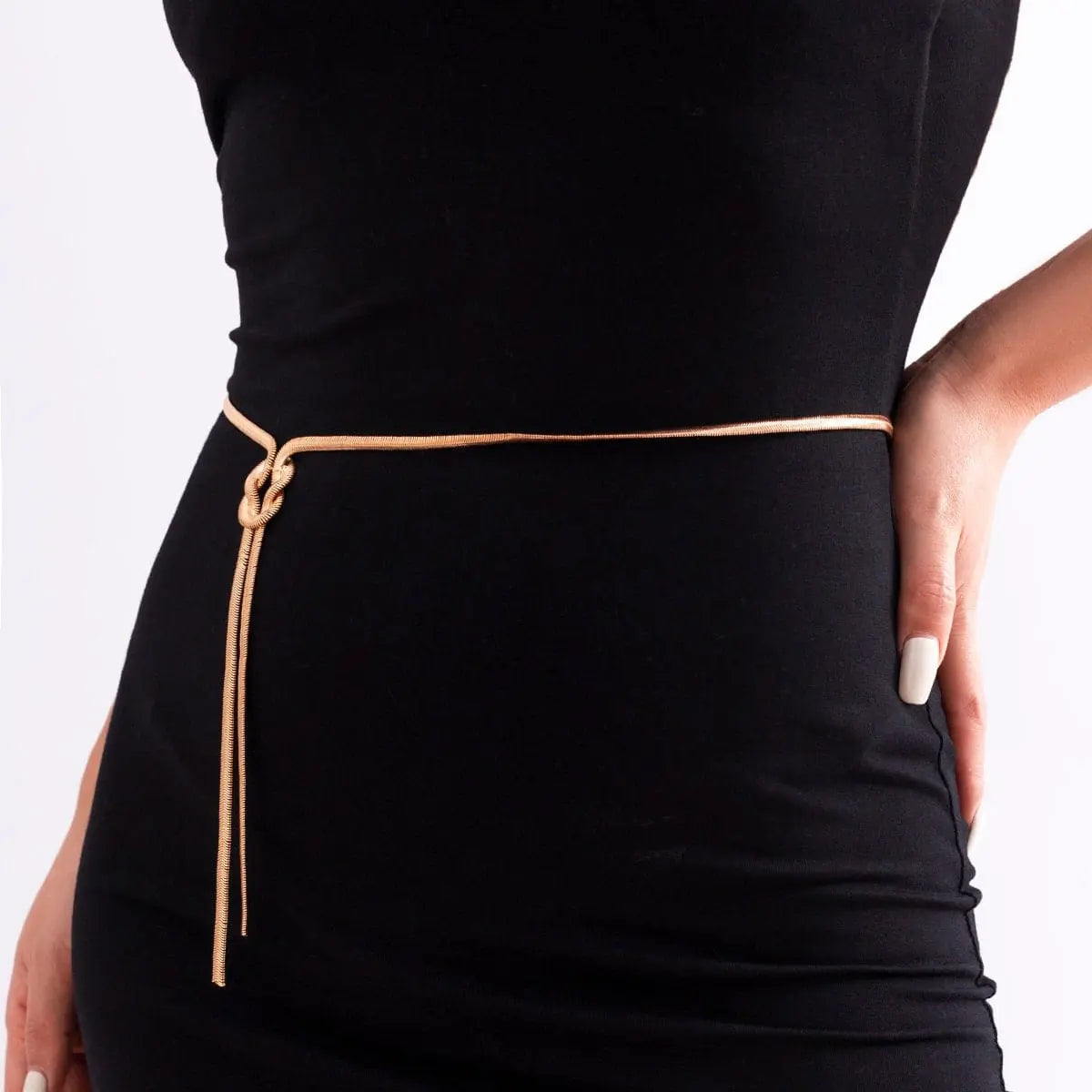 Adeline - Waist chain with geometric knot-Bondi Label